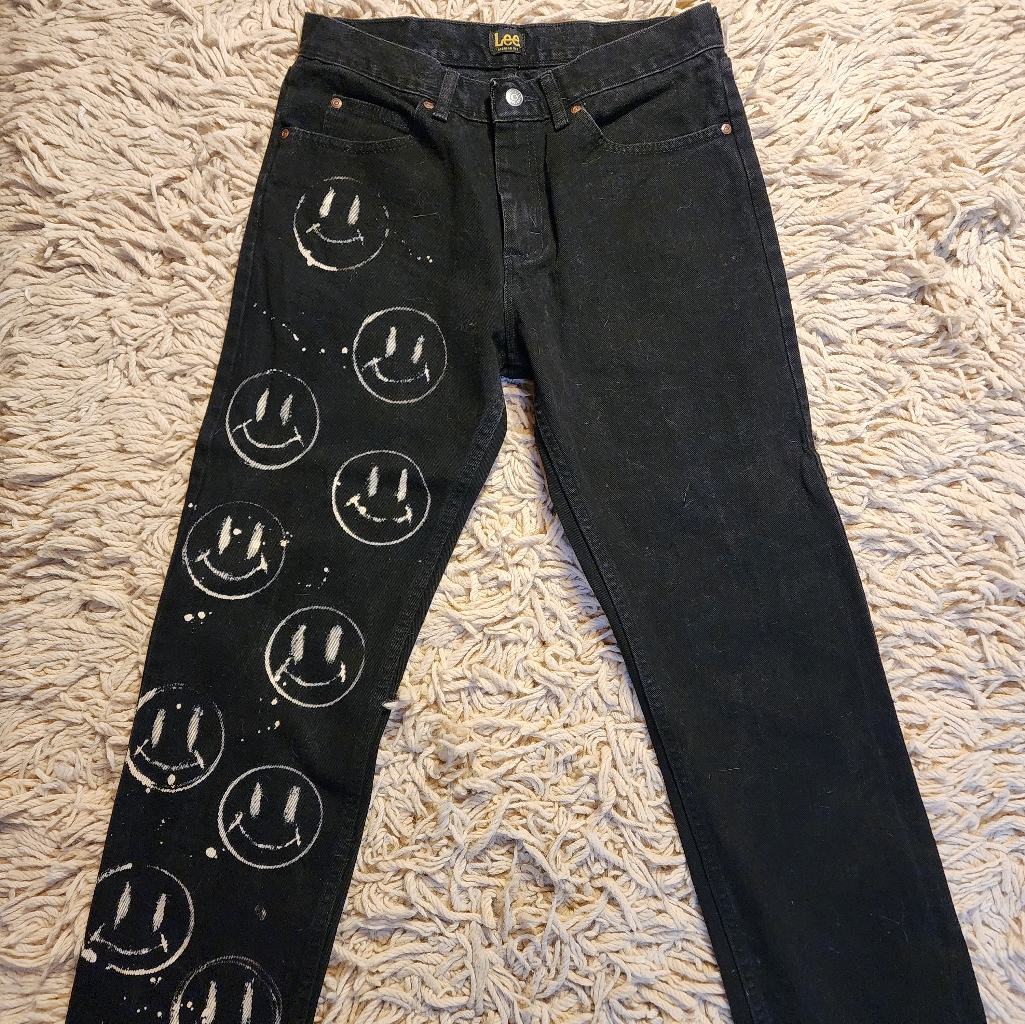 Bleach Dyed Jeans